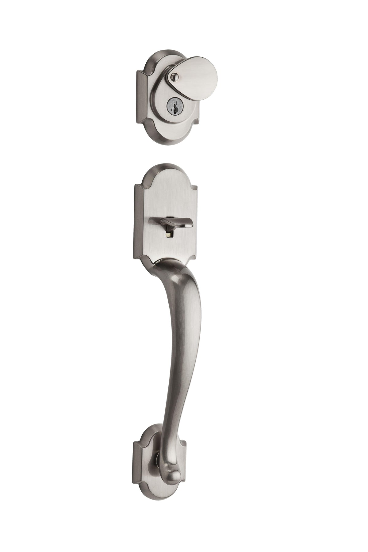 Kwikset 802AUHLIP-11P Austin Lever Dummy Exterior Handleset Venetian Bronze Finish.