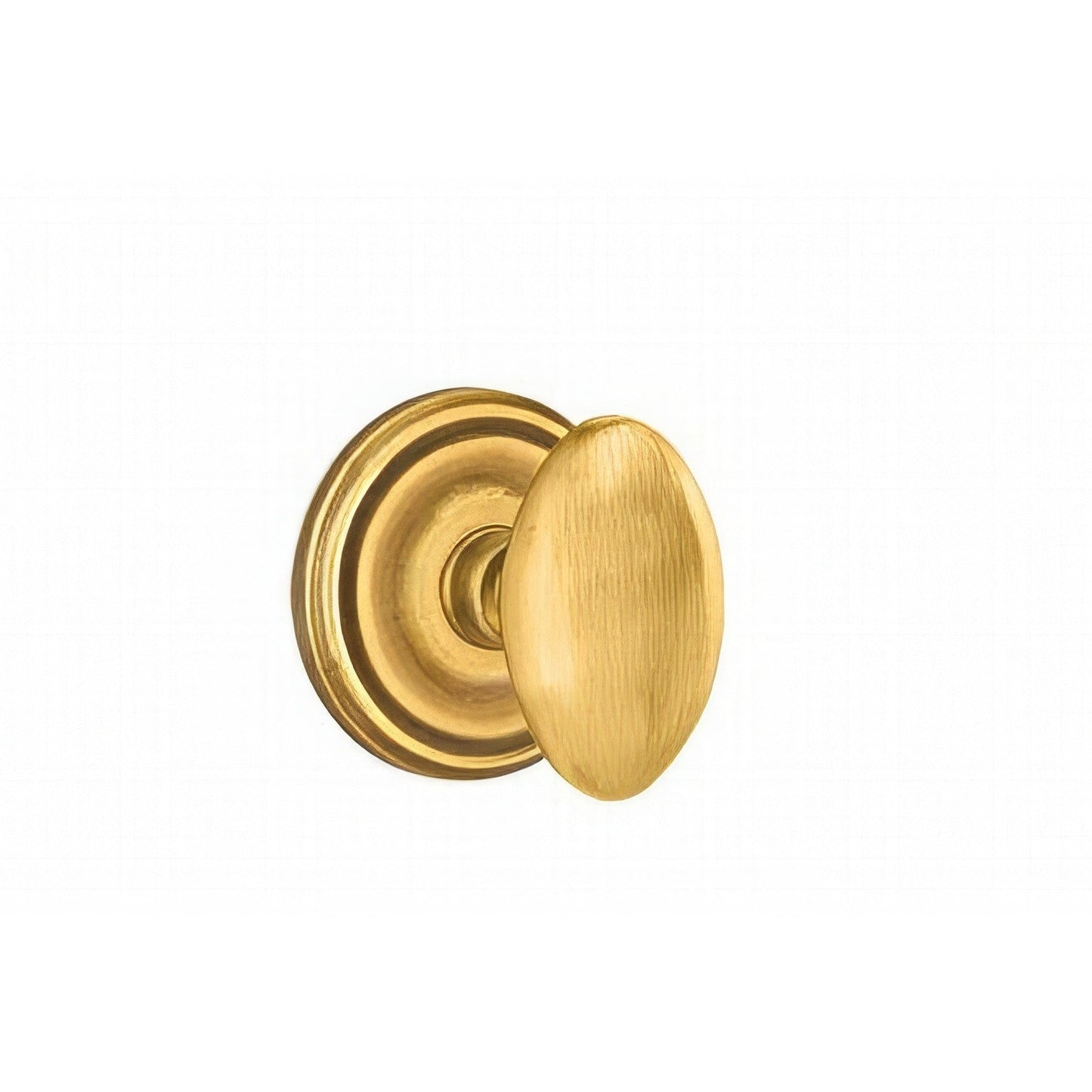 Emtek 8050EUS Egg Knob Dummy Pair With Regular Rose