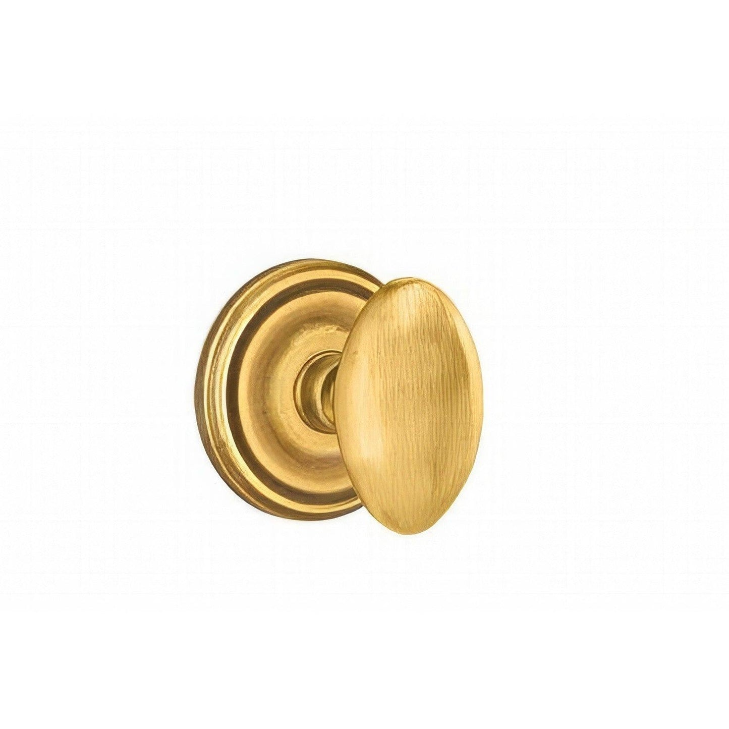 Emtek 8050EUS Egg Knob Dummy Pair With Regular Rose