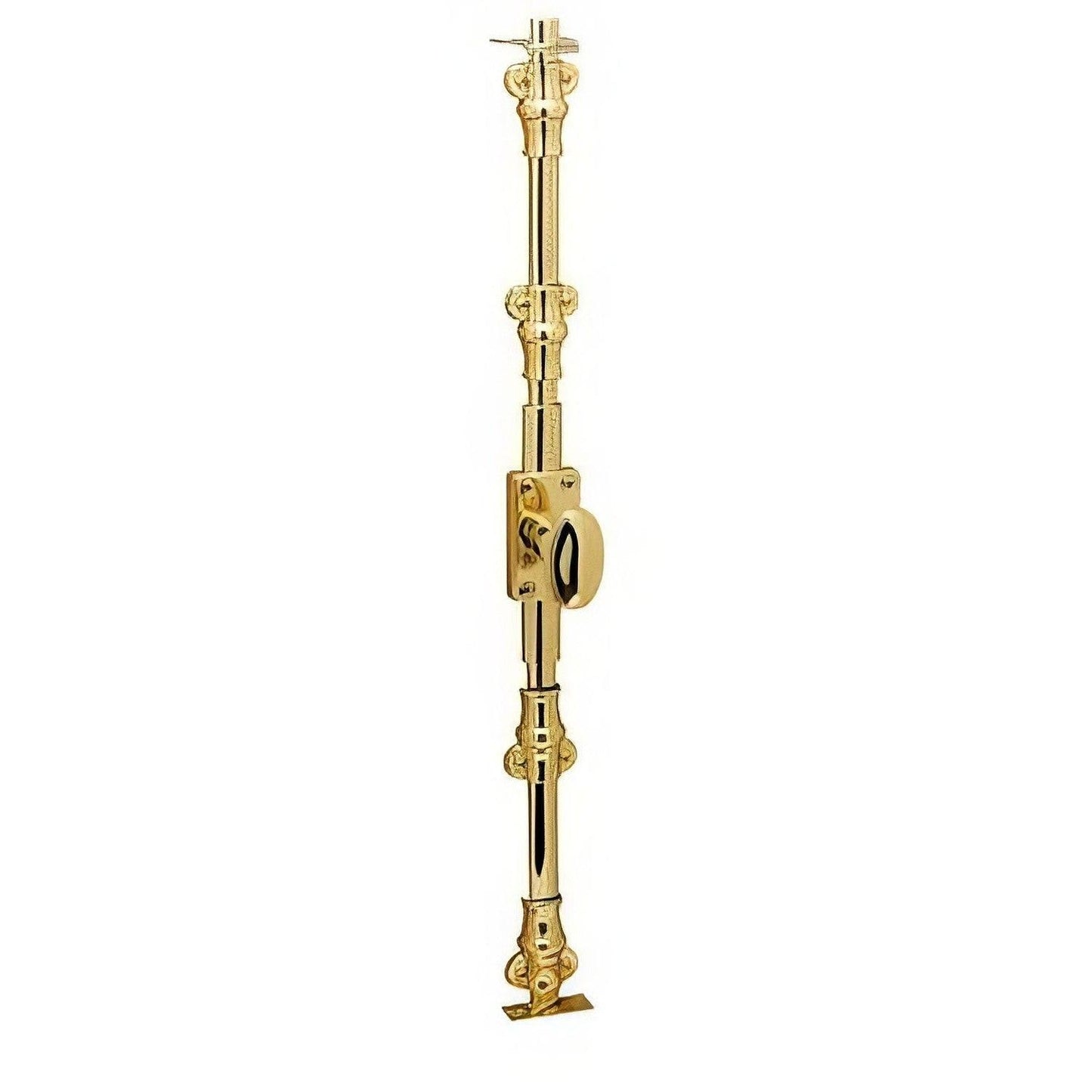 Baldwin 8106.R7LK Right Hand 7ft. Ornamental Cremone Bolt