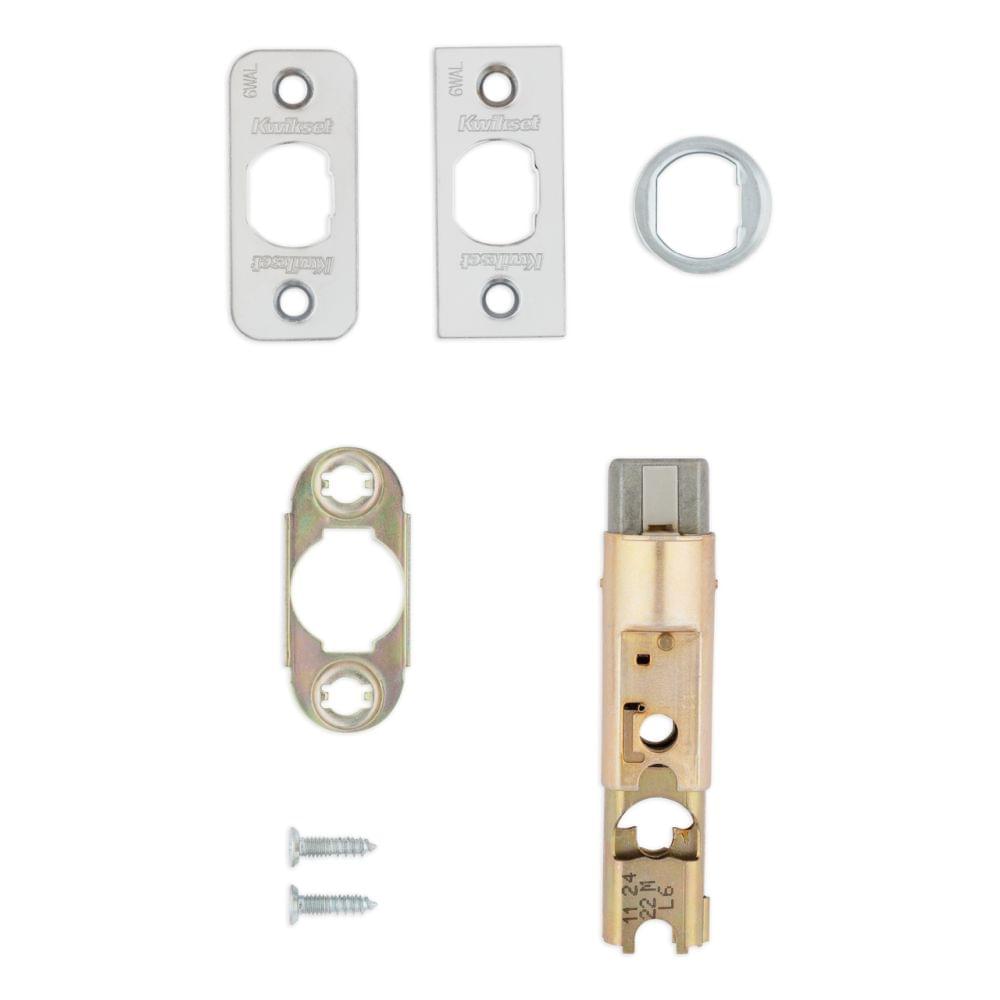 Kwikset 81826-003 6 Way Adjustable Plain Latch for US26 Bright Chrome and US26D Satin Chrome Finish.