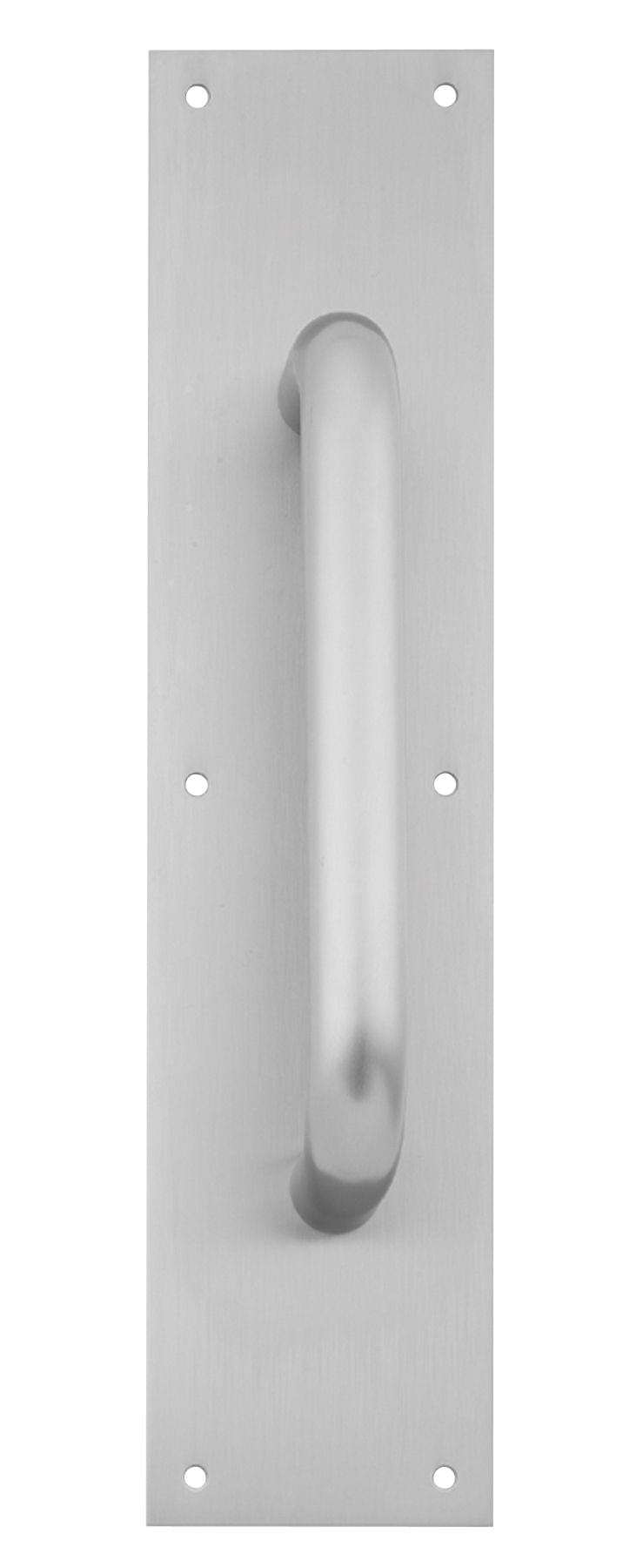 Ives 8303032D416 10" Straight Pull 1" Round with 4" x 16" Plate Satin Stainless Steel Finish.