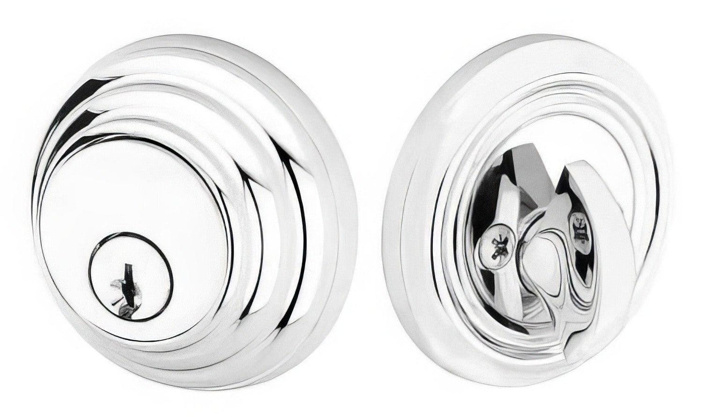 Emtek 8455US Low Profile Style Brass Modern Single Cylinder Deadbolt