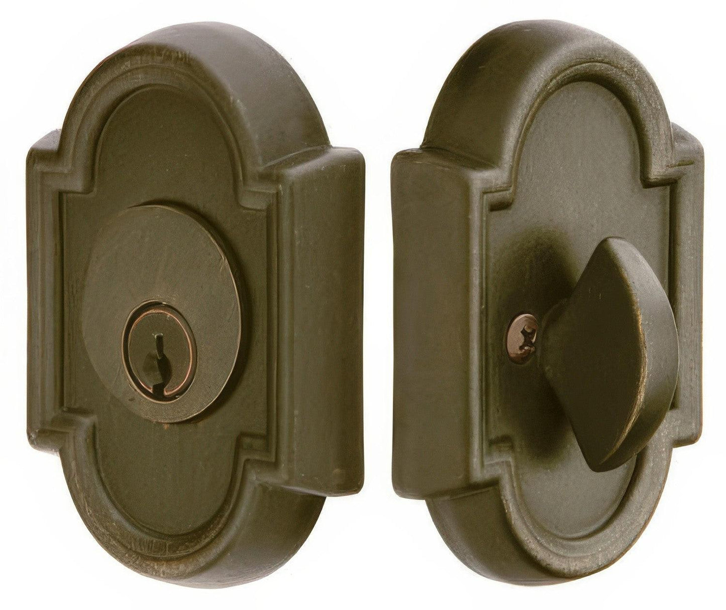 Emtek #11 Style Tuscany Bronze Single Cylinder Deadbolt