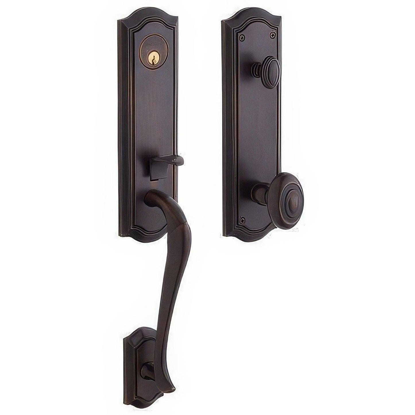 Baldwin 85337.ENTR Bethpage Single Cylinder Handleset.