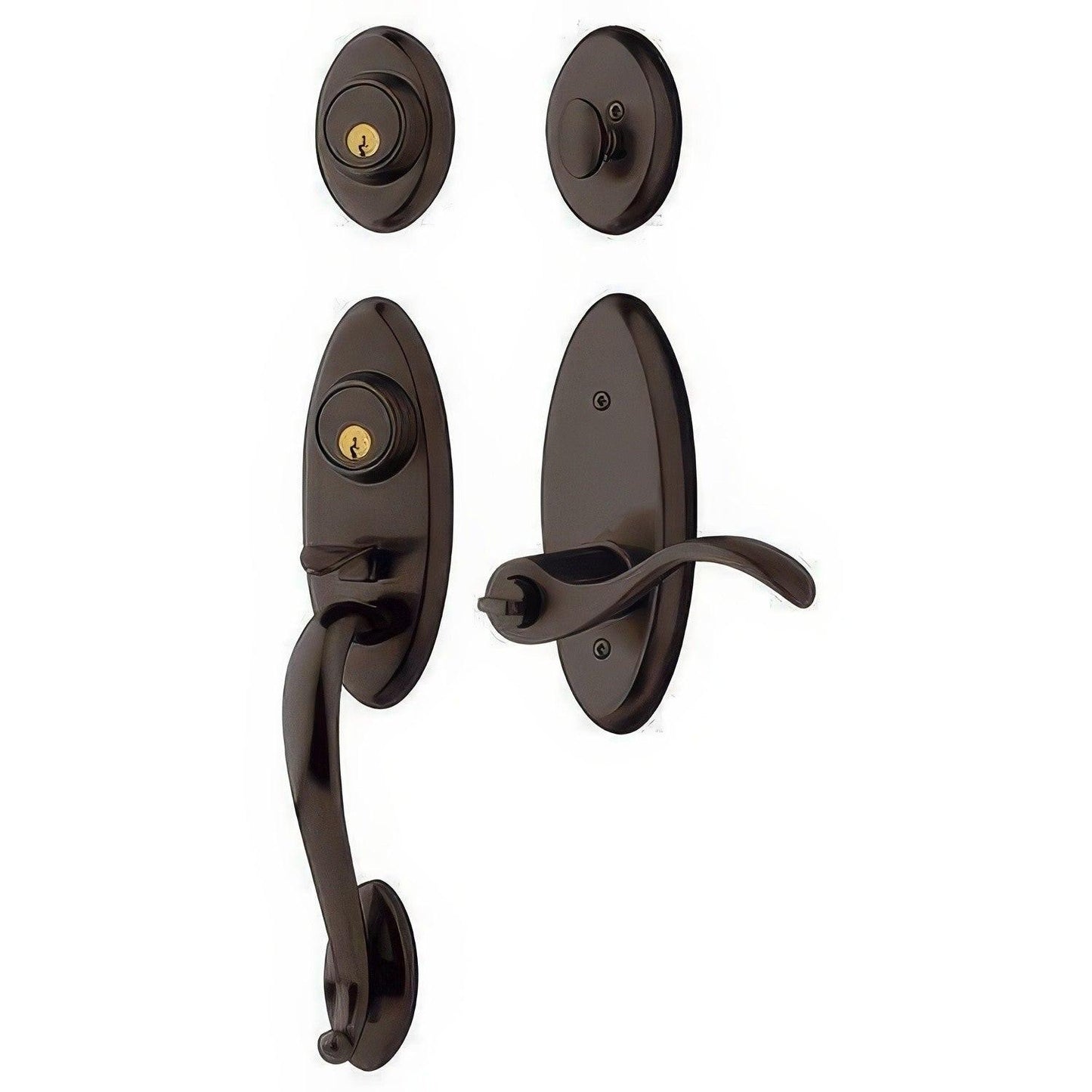 Baldwin 85345.2LFD Landon Dummy Two Point Single Cylinder Handleset