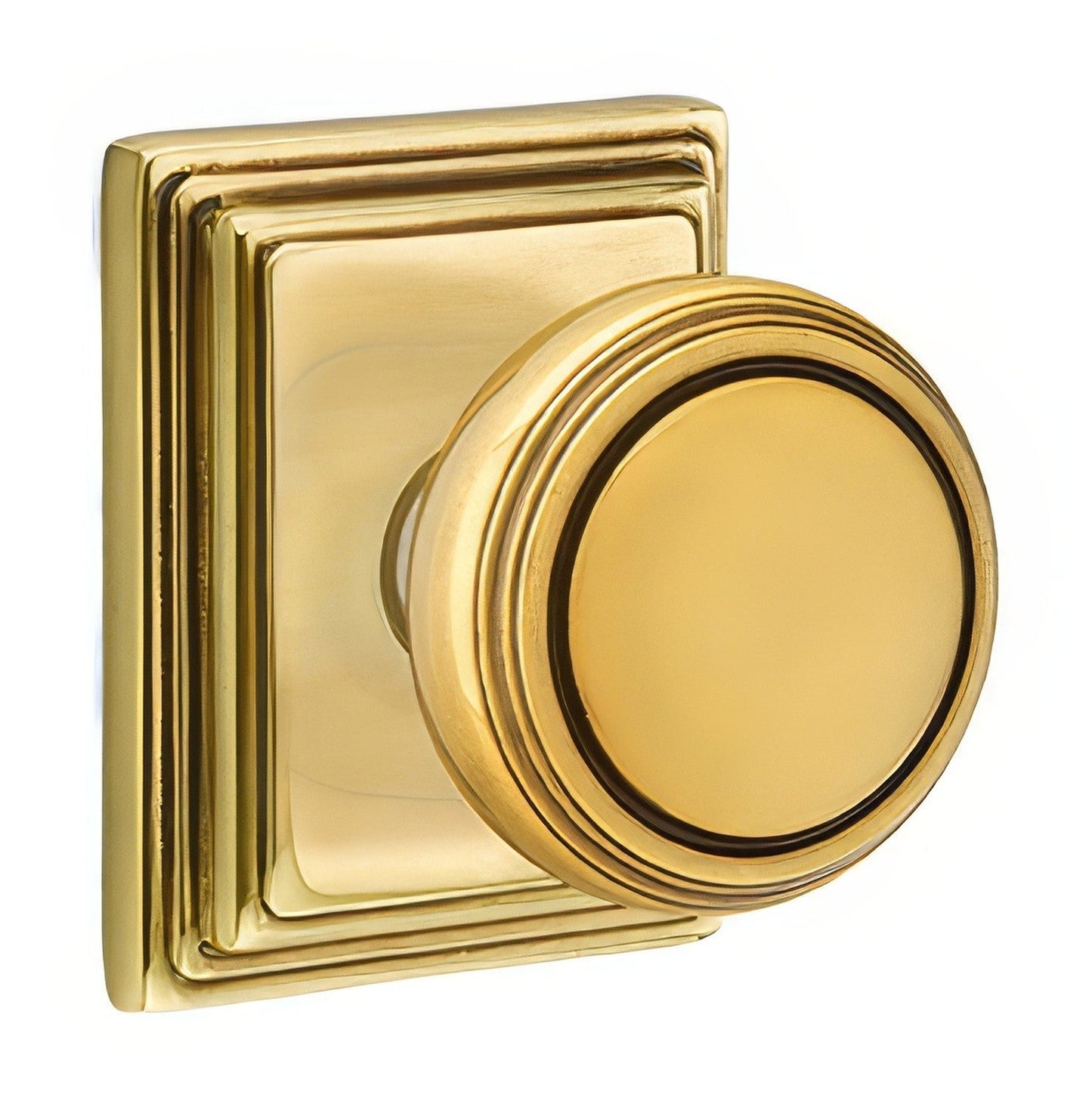 Emtek 8561NWUS Norwich Knob Dummy Pair with Wilshire Rose