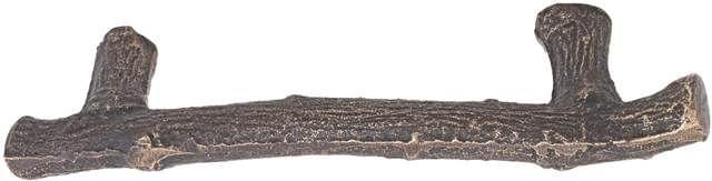 Emtek 86061MB Twig Cabinet Pull with 3" Center To Center Medium Bronze Finish.