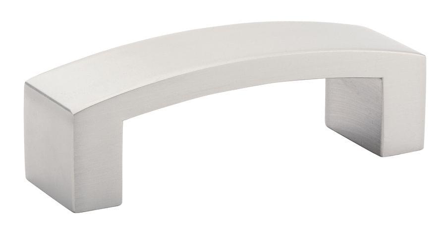 Emtek 86325US15 Bauhaus Cabinet Pull with 4" Center to Center Satin Nickel Finish.
