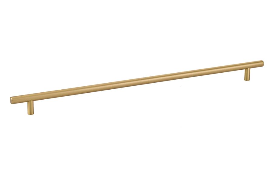 Emtek 86366US4 Brass Bar Cabinet Pull 16" Center to Center Satin Brass Finish.