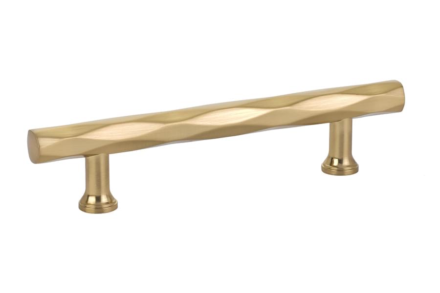 Emtek 86429US15 Tribeca Cabinet Pull with 4" Center to Center Satin Nickel Finish.