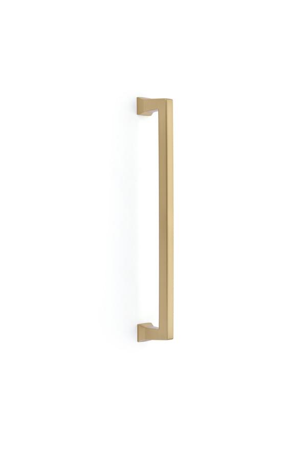 Emtek 86442US4 Brass Alexander Appliance Pull with 12" Center to Center Satin Brass Finish.
