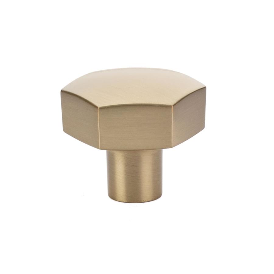 Emtek 86458US15 Mod Hex 1-1/2" Cabinet Knob Satin Nickel Finish.