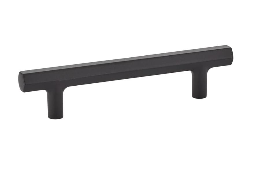 Emtek 86460US15 Mod Hex Cabinet Pull with 4" Center to Center Satin Nickel Finish.