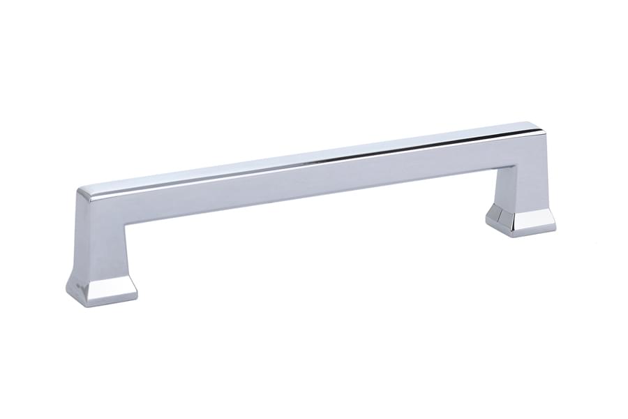 Emtek 86484US14 Alexander Cabinet Pull with 5" Center to Center Polished Nickel Lifetime Finish.