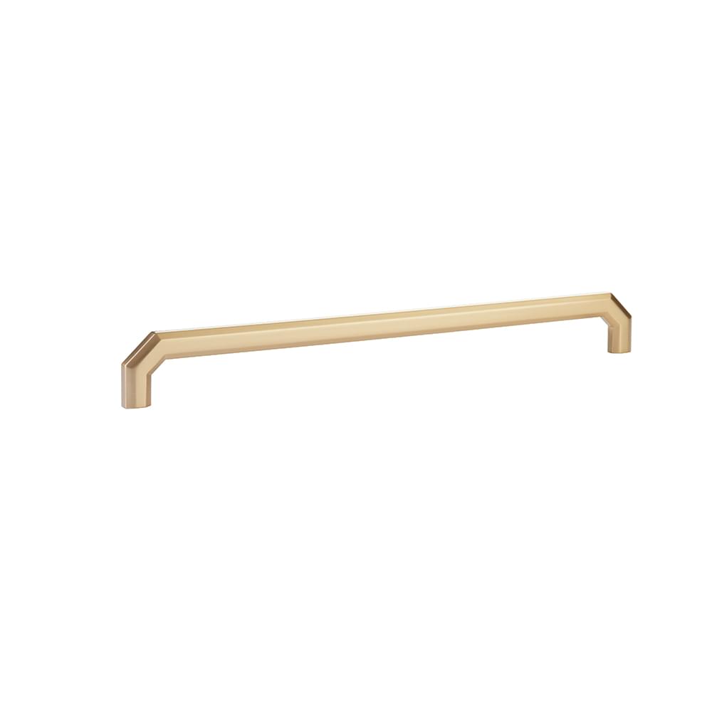 Emtek 86620US4 Riviera 12" Center to Center Cabinet Pull Satin Brass Finish.