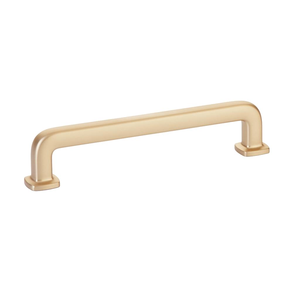 Emtek 86635US4 Westridge Cabinet Pull with 5" Center to Center Satin Brass Finish.