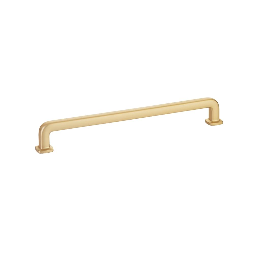 Emtek 86637US4 Westridge Cabinet Pull with 8" Center to Center Satin Brass Finish.
