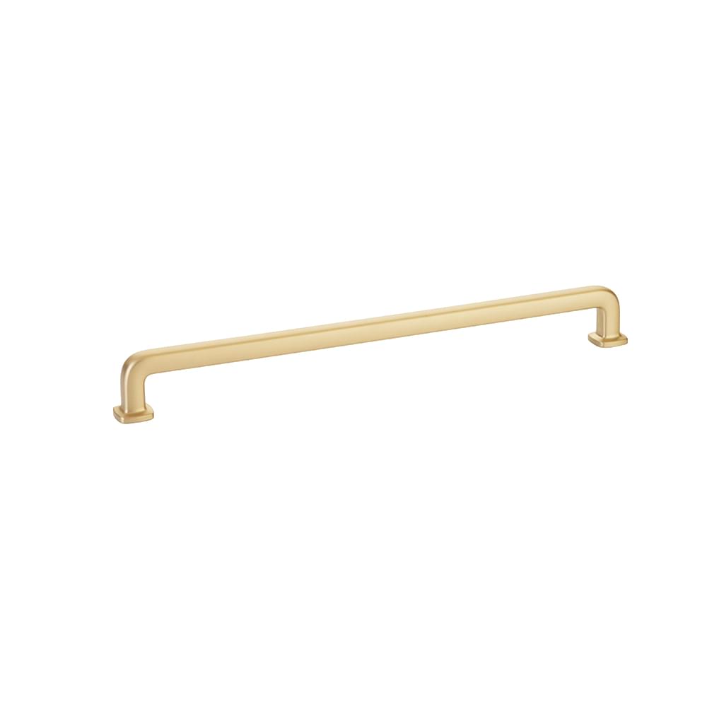 Emtek 86638US4 Westridge Cabinet Pull with 10" Center to Center Satin Brass Finish.