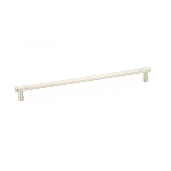 Emtek 86692US15 Jasper Cabinet Pull with 12" Center to Center Satin Nickel Finish.