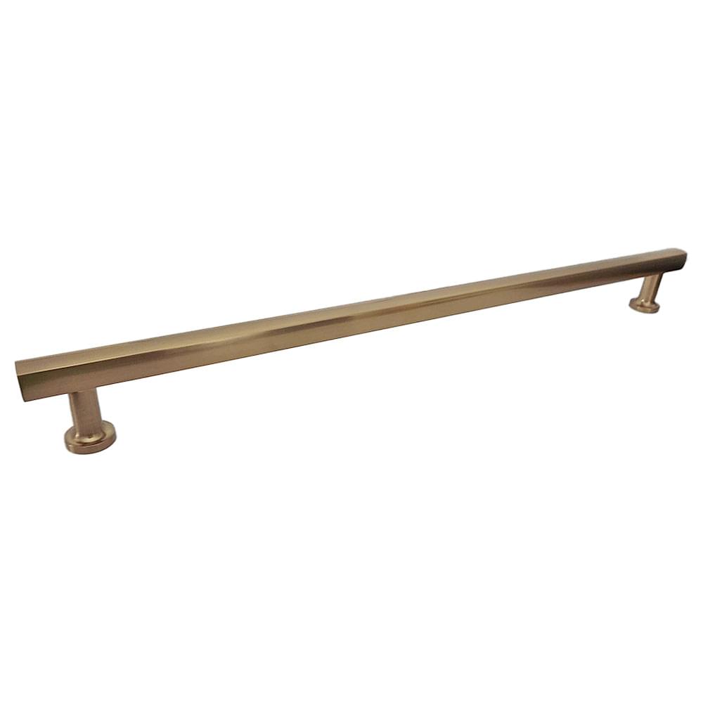 Emtek 87002US4 Freestone Appliance Pull with 18" Center to Center Satin Brass Finish.