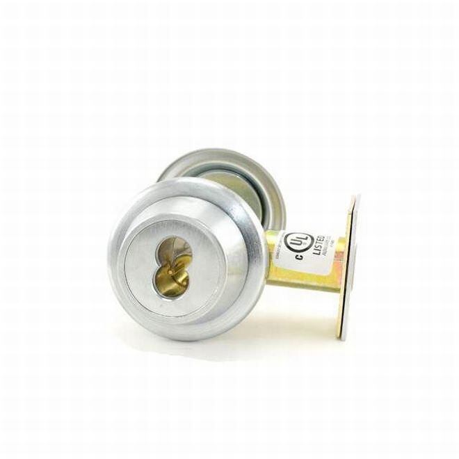 Best Access 8T37KSTK626 8T Series 2-3/4" Backset 7 Pin Single Cylinder Deadbolt Standard Strike Less Core