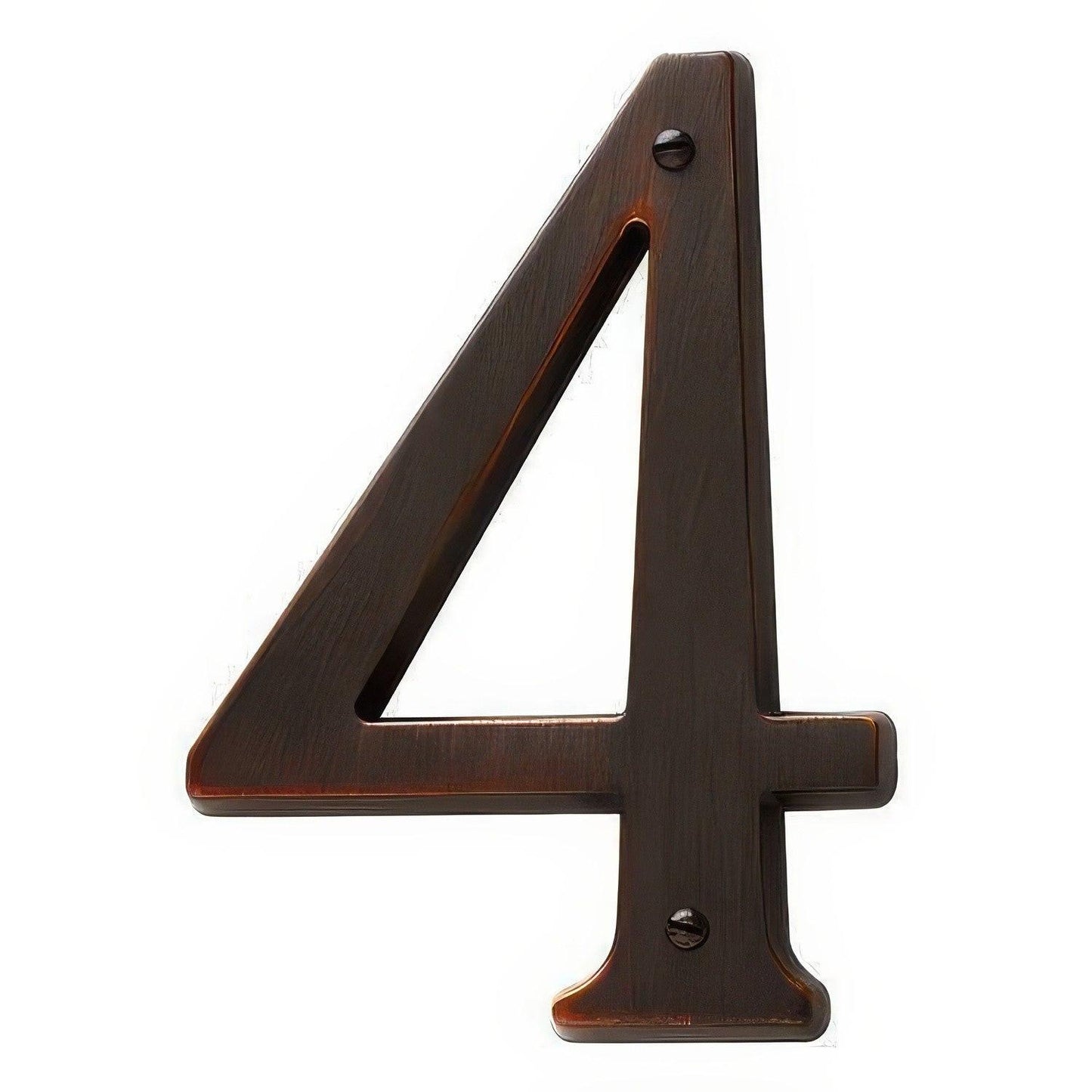 Baldwin 90674 Solid Brass House Number Four