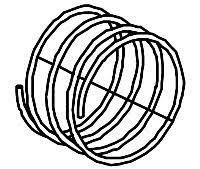 Von Duprin 968713 Solenoid Spring for 6000 Series Electric Exit Device Strikes.