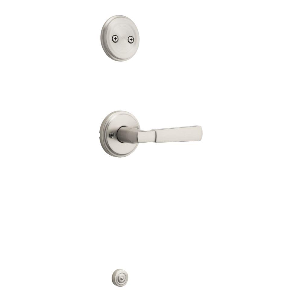 Kwikset 968PHL-15 Perth Lever Interior Dummy Handleset Trim Satin Nickel Finish.