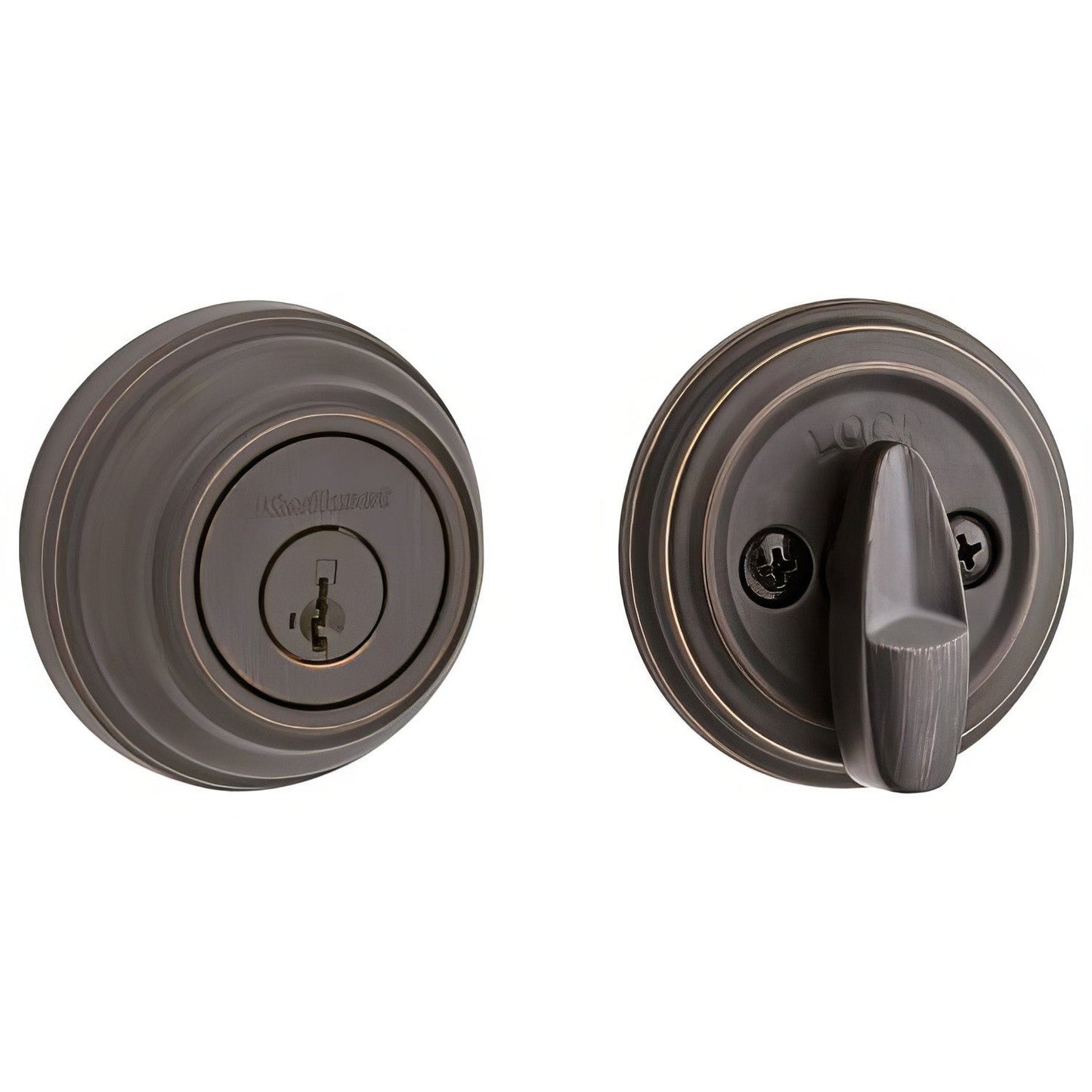 Kwikset 980S-S Single Cylinder Deadbolt.