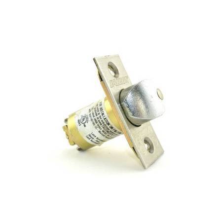 Falcon A9232000D630 2-3/8 Inch Square 1 Inch Face Dead Latch for T Series Satin Stainless Steel Finish.