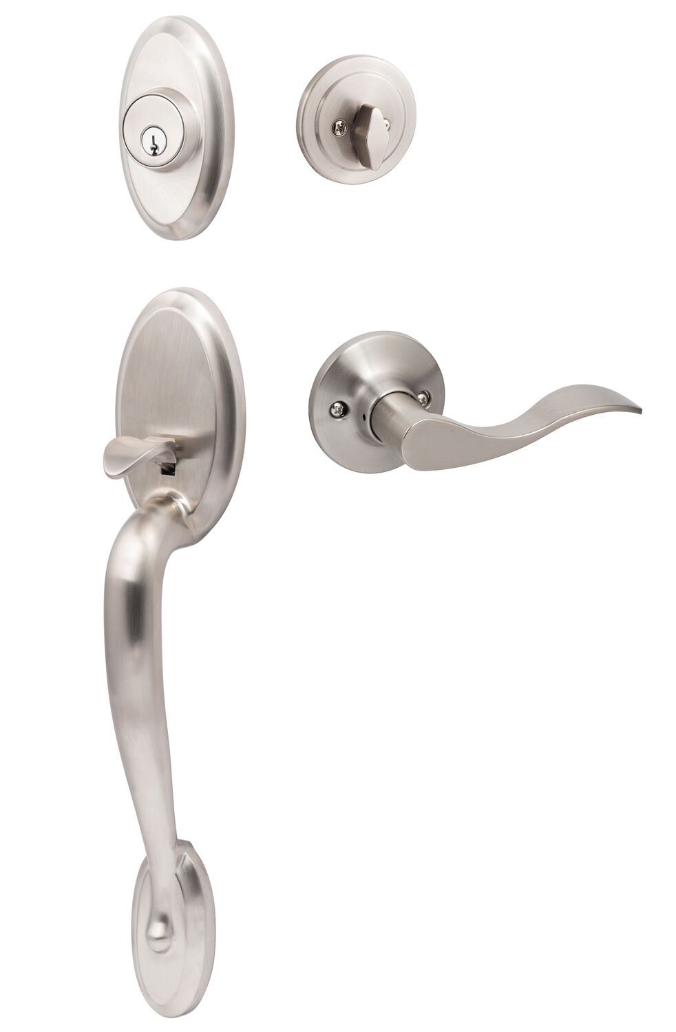 Sure-Loc AN507-SB-RH Aspen Handleset with Snowbird Right Hand Handleset Trim.