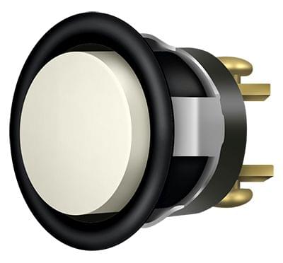 Deltana BBC20-REPLU19 Replacement Bell Button; Black Finish.