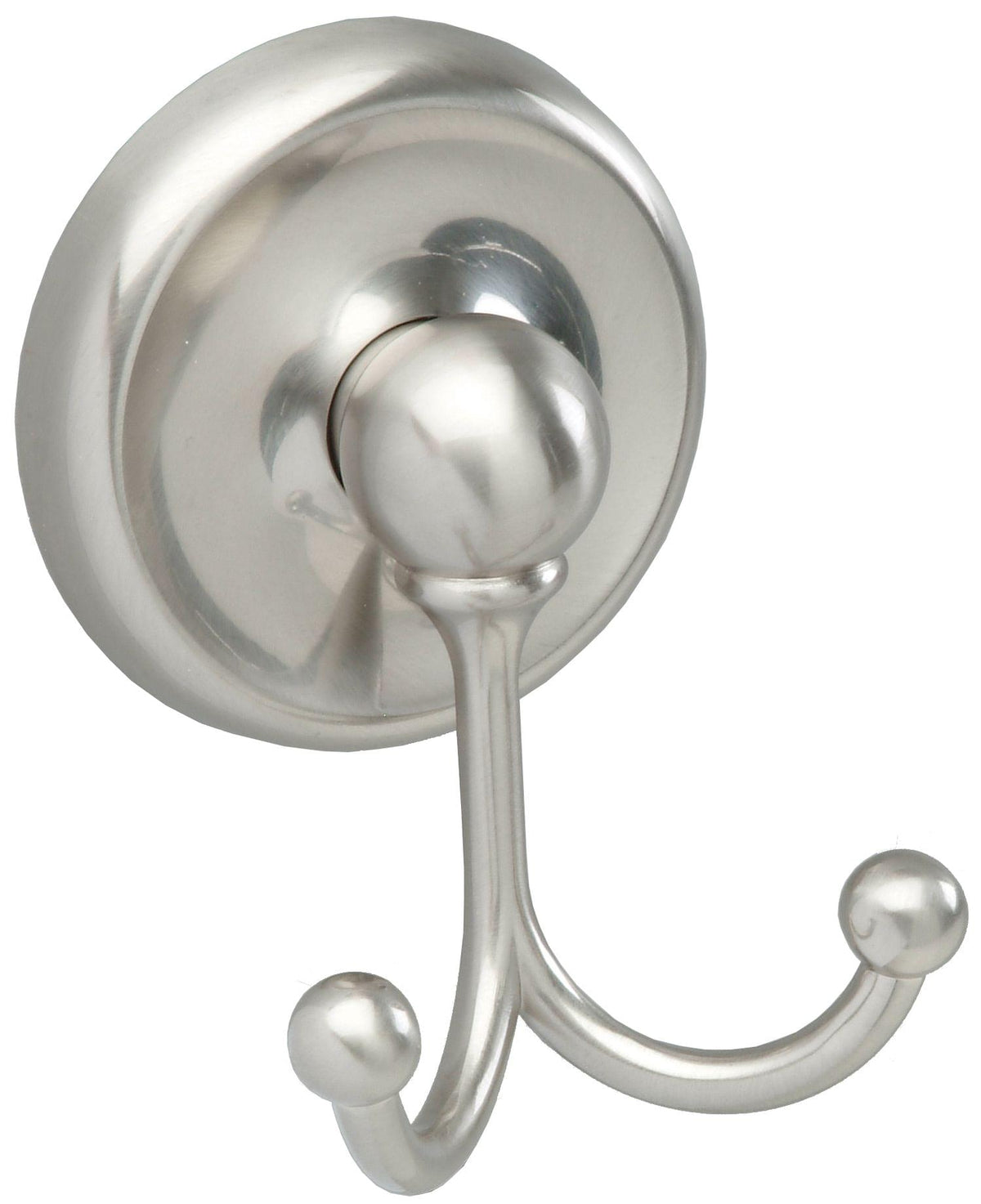 Pamex BC6SN22 Carmel Collection Double Robe Hook Satin Nickel Finish.