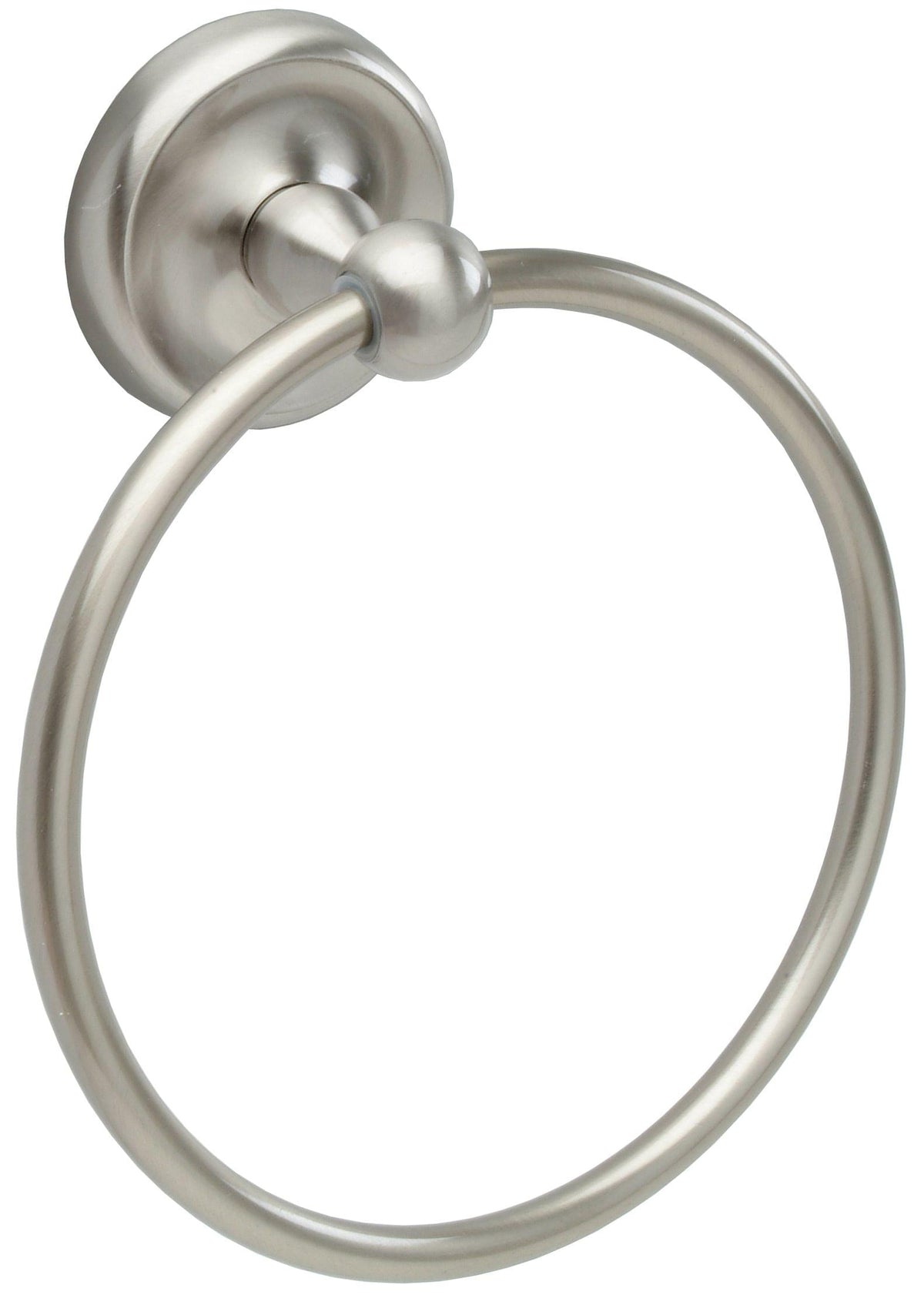 Pamex BC6SN30 Carmel Collection Metal Towel Ring Satin Nickel Finish.