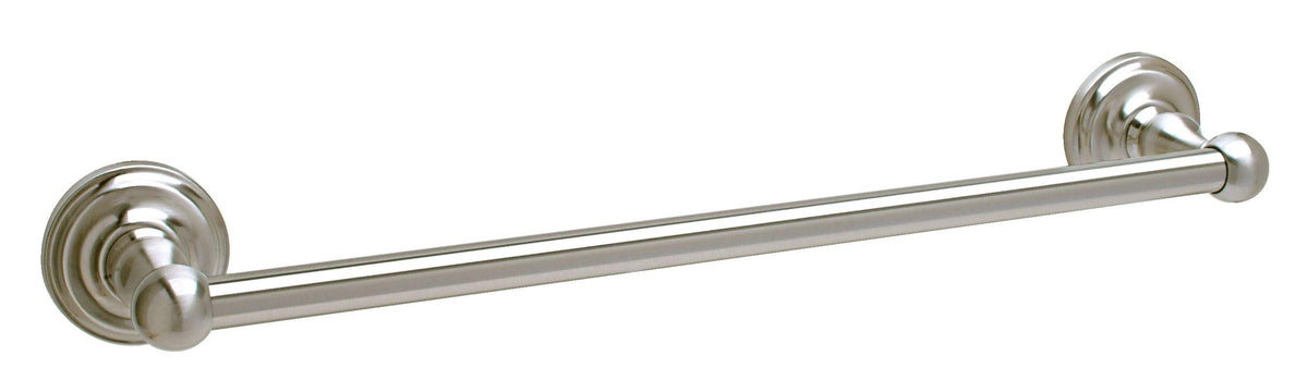 Pamex BC7SN13824 Ventura Collection 24" Towel Bar Set Satin Nickel Finish.