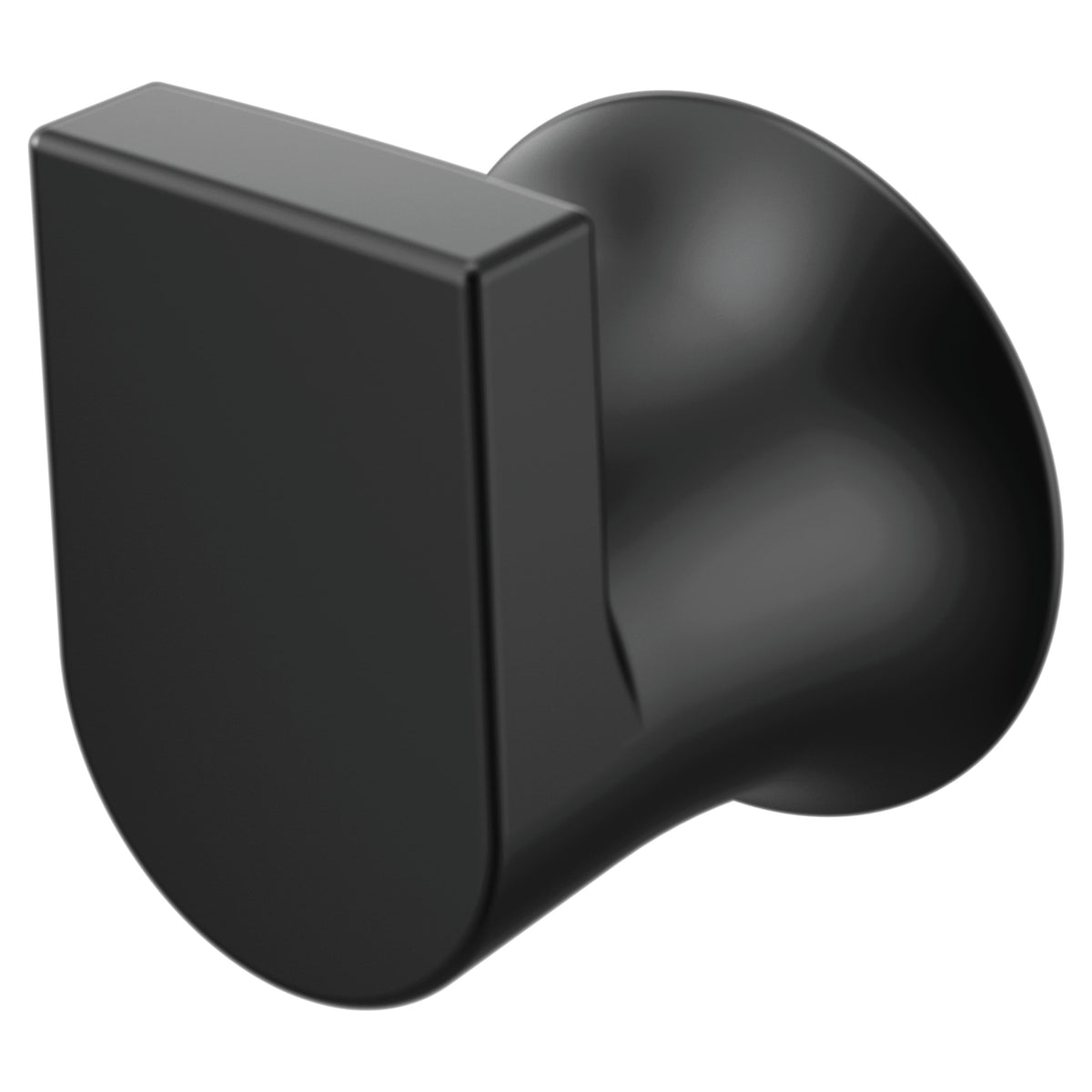Moen BH3803BL Genta Single Robe Hook Matte Black Finish.