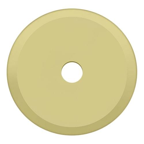 Deltana BPRK125U3 Base Plate for Knobs; 1-1/4" Diameter; Bright Brass Finish.