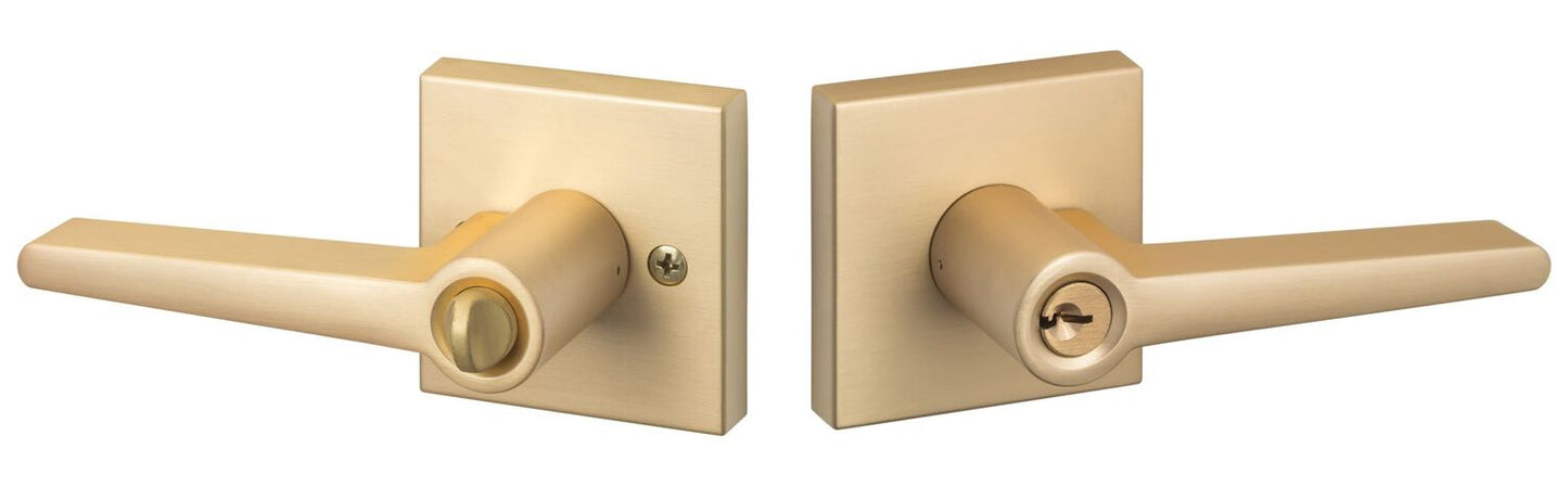 Sure-Loc BS107-SQ Mondern Series Basel Square Keyed Entry Door Lever