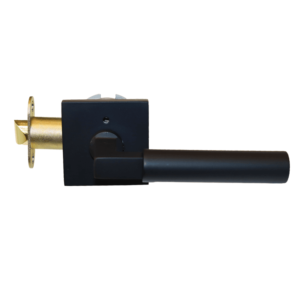 Emtek C5210HECUS15 Hercules Lever 2-3/8" Backset Privacy with Square Rose with CF Mechanism for 1-3/8" to 1-3/4" Door Satin Nickel Finish.
