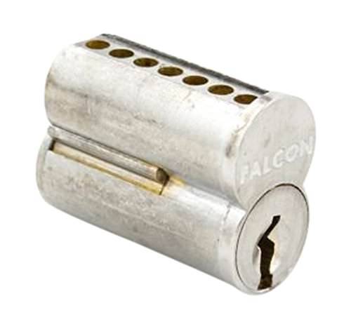 Falcon C647A626 7 Pin A Keyway Uncombinated Small Format Interchangeable Core Satin Chrome Finish.