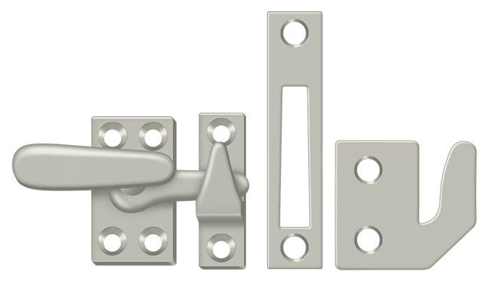 Deltana CF066U15 Window Lock; Casement Fastener; Small; Satin Nickel Finish.