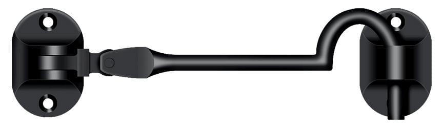 Deltana CHB4U19 Cabin Hooks; British Style; 4"; Black Finish.