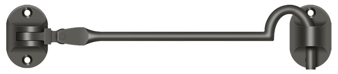 Deltana CHB6U10B Cabin Hooks; British Style; 6"; Oil Rubbed Bronze Finish.