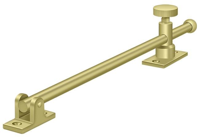 Deltana CSA12U3 12" Casement Stay Adjuster; Bright Brass Finish.