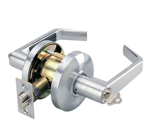 Cal-Royal CSL20-26D Grade 2 Clutch Privacy Door Lever with 2-3/4" Backset