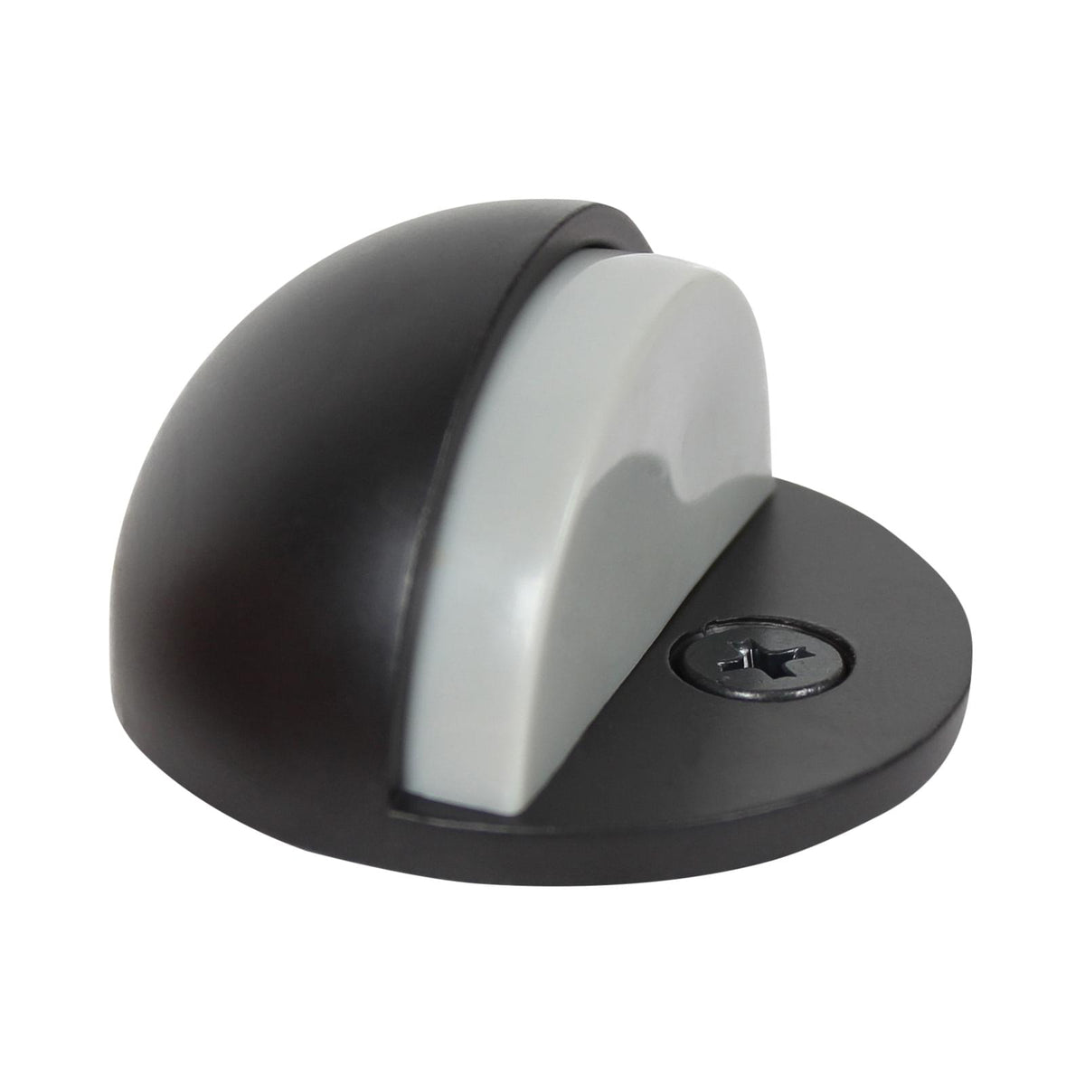 Pamex DD0261BL 1-3/4" Diameter Low Profile Dome Stop Matte Black Finish.