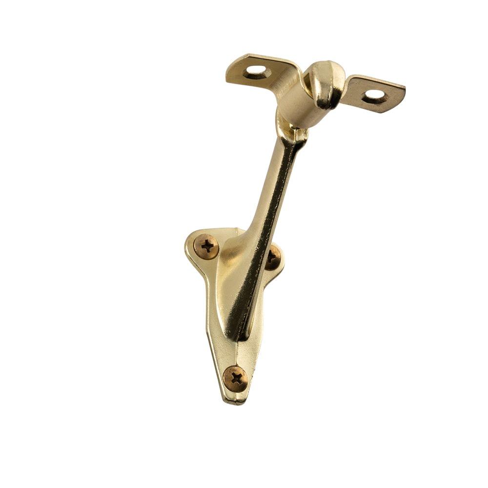 Pamex DD0310PB Handrail Bracket Bright Brass Finish.