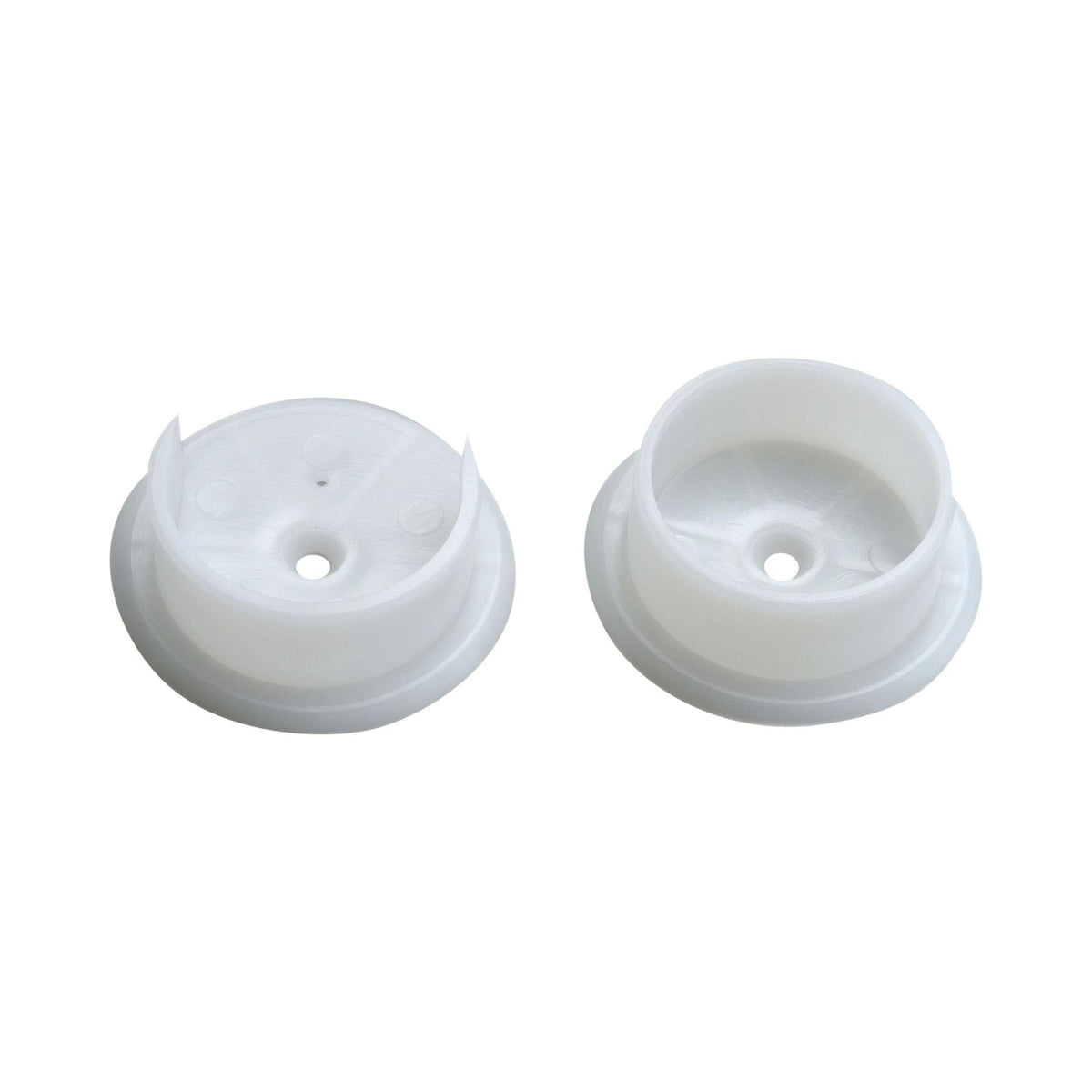 Pamex DD0640WC White Plastic Pole Socket Set for 1-3/8" Pole White Finish.