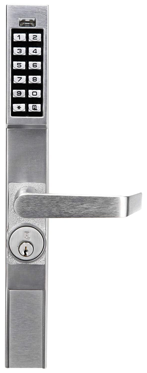 Alarm Lock DL130010B1 Trilogy Narrow Stile Digital Lever Lock.